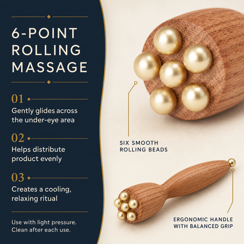Facial Gua Sha Tool — De-Puffing Lymphatic Massager